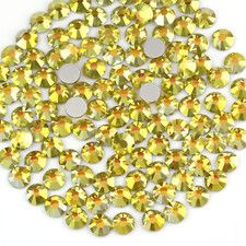 1440pcs Bright Gold Rhinestones Flatback Gems for Nails Clothes Craft Decoration