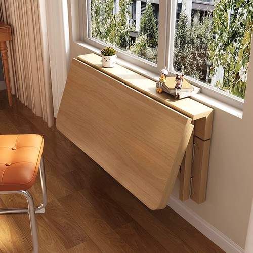 Fold down wall desk - desk, wood