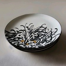 Monsoon Home By Denby Chrysanthemum  Salad Plates 8.5 Inch Excellent