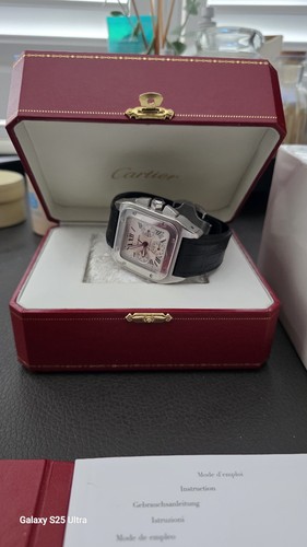 Cartier santos 100 chronograph - cartier,