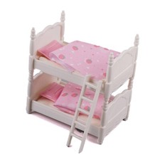 Bunk Beds set white 1:16th