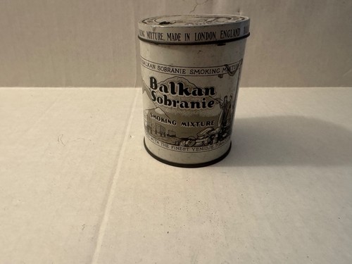 Vintage tobacco tin balkan - -,