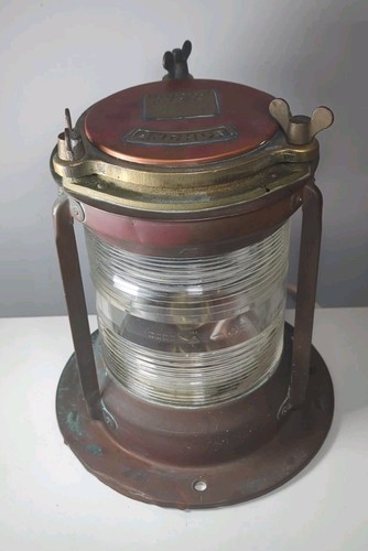 Vintage ships lamp - lamp, old