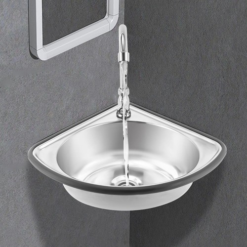 Single triangle wash basin - triangle,