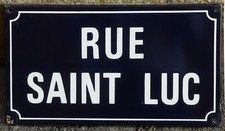 Old vintage French enamel