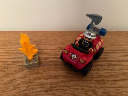 Lego duplo 5603 fire car - car,