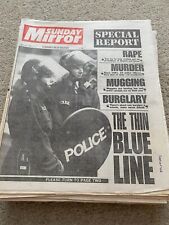 Sunday Mirror Newspaper 15th