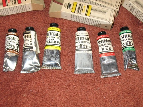 Lot tubes of speedball - lot,