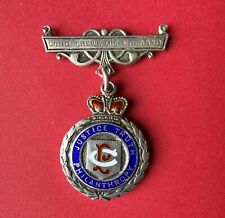 Vintage Grand Lodge Masonic  Silver Hallmarked Watch  Medal Fob Badge 1933 ROAB