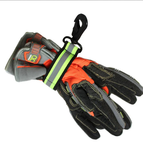 Firefighter glove strap fire - strap,