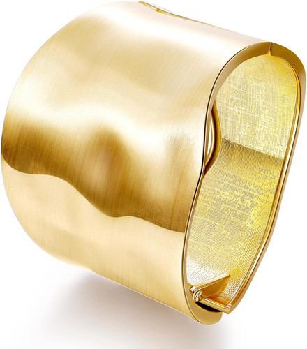 18k gold plated wide - plated, chunky