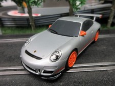 SCALEXTRIC PORSCHE 911 GT3 RS VERY FAST AND SERVICED. NEW REAR TYRES