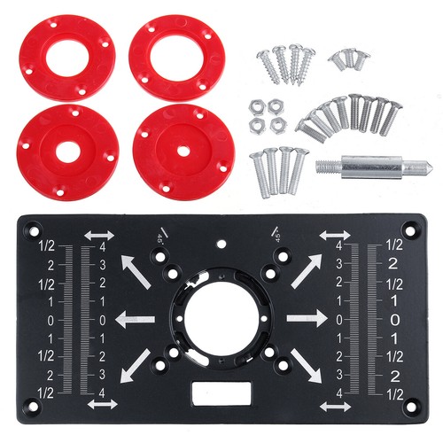 Aluminum router table insert - router,