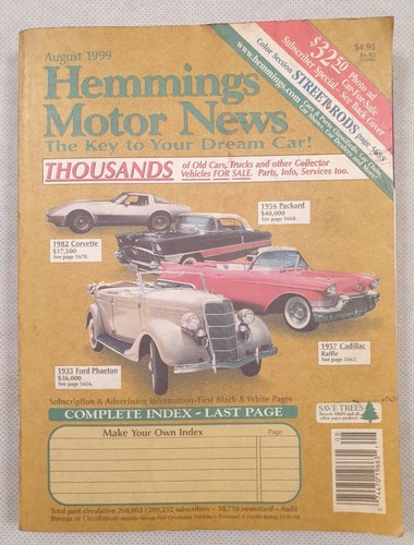 Hemmings motor news august - motor,