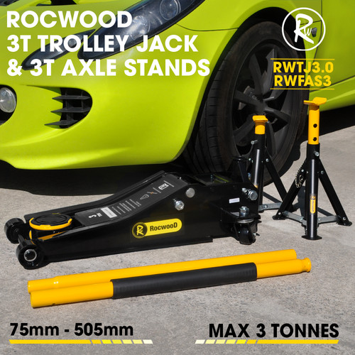 Trolley jack ton - 3, low