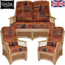 Replacement CUSHIONS ONLY Cane Rattan Conservatory Furniture Chair Sofa Suite