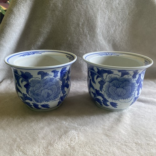 Vintage pair blue white - blue, &