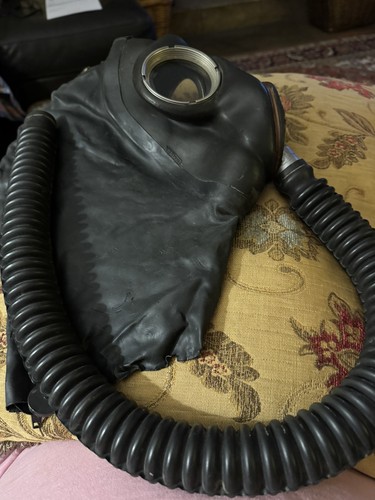 Two rubber gas mask gay - rubber, int
