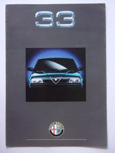 Alfa romeo range - orig, 1991