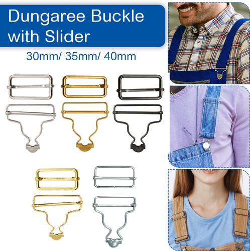 Dungaree buckle fastener clip - dungaree,