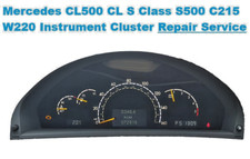 Mercedes CL500 CL S Class S500 C215 W220 Instrument Cluster Repair service