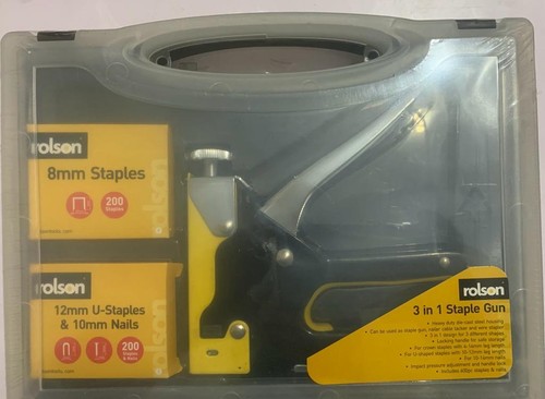 Heavy duty staple gun 3in1 - staple,