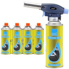 Blow Torch 4 Butane Gas Cans
