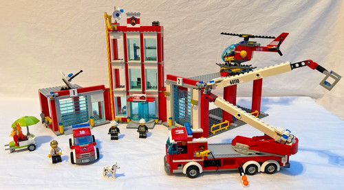 Lego city fire station - city:,
