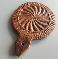 Antique wooden cookie biscuit