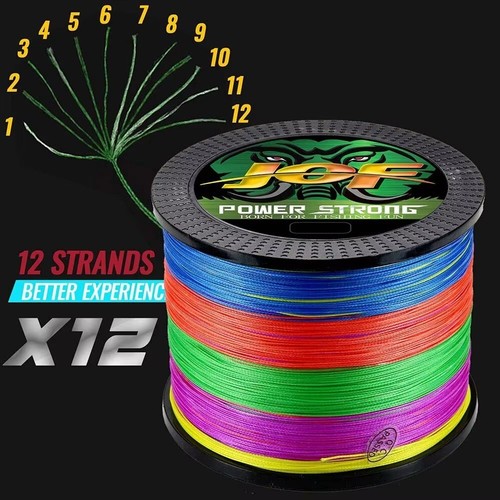 Strands braided fishing - 12,