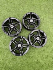 Genuine Mercedes AMG 18” Alloys | Refurbished + Painted Black | 9/10 (Set of 4)