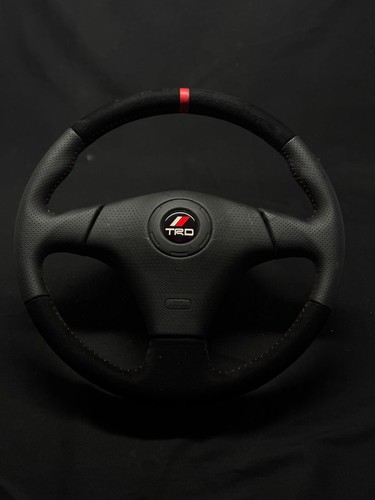Trd leather steering wheel - wheel, for