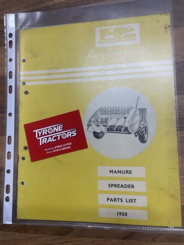 Ferguson manure spreader parts - manure,