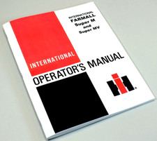 New International Farmall Super M Mv Tractor Owners Operators Manual Maintenance