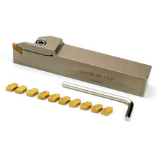 OSCARBIDE 1"X1"Shank Heavy Duty Indexable Lathe Grooving Parting Cut-Off Holder