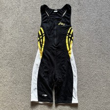 Asics Triathlon Suit Size M Trisuit All In One Cycling Running Swimming Vintage