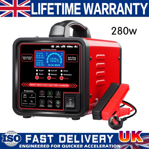 Car battery chargers heavy - car,