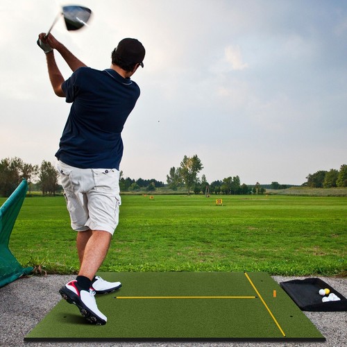 Artificial grass golf hitting - grass,