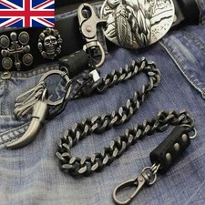 Horn Skull Metal Wallet Chains