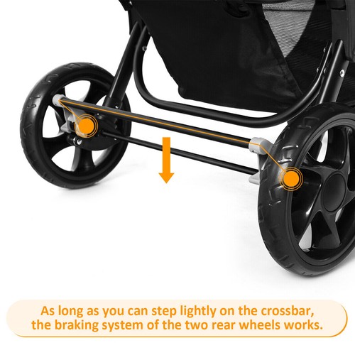 Baby pram double seat safety - double,