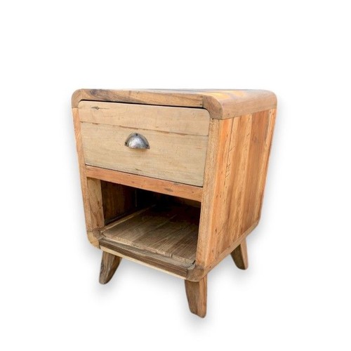 Handmade rounded teak - rounded, wood