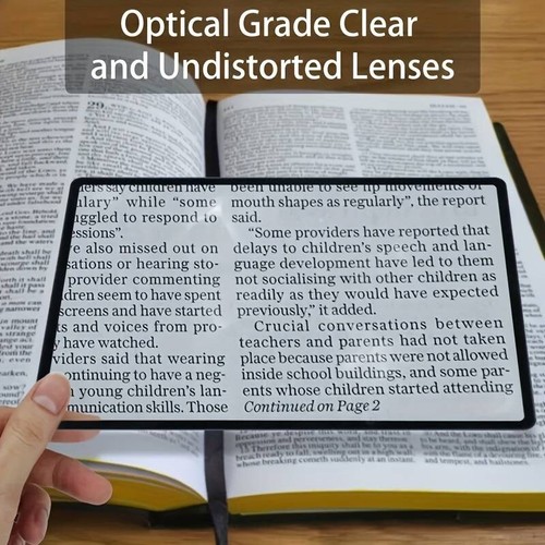 Book magnifier for reading - magnifier,