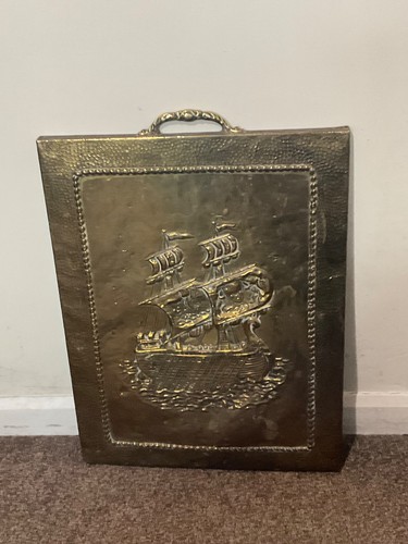 Vintage embossed brass - vintage,