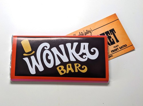 Willy wonka chocolate bar - willy,
