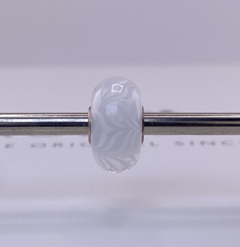 Trollbeads white unique bead - white,