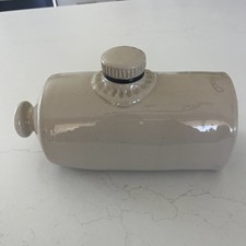 GOVANCROFT Pottery 3 Glasgow Bed Foot Warmer 10" Stoneware Vintage Neutral 