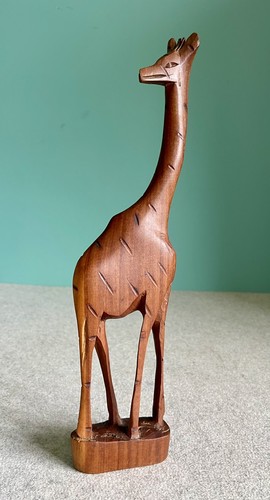 Giraffe african hand - giraffe, hand-carved