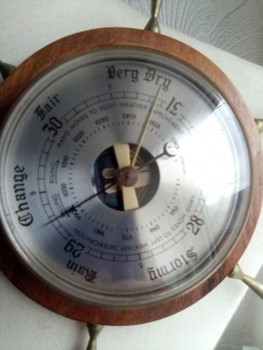 Vintage weather barometer - vintage,