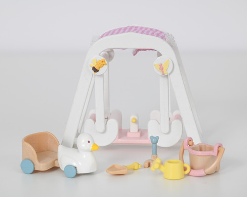 Sylvanian baby swing set - baby,