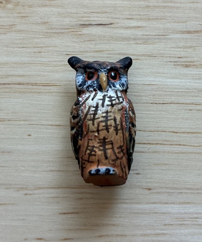 Cold painted bronze - cold, owl
